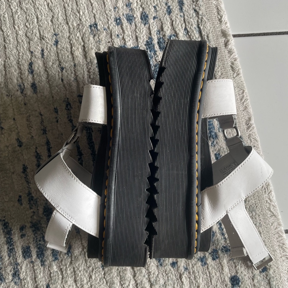 Dr. Martens White Platform Sandals - Picture 5 of 5